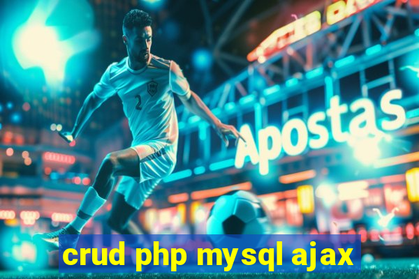 crud php mysql ajax